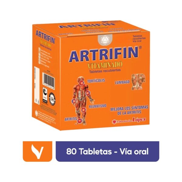 ARTRIFIN VITAMINADO 80 Tabletas