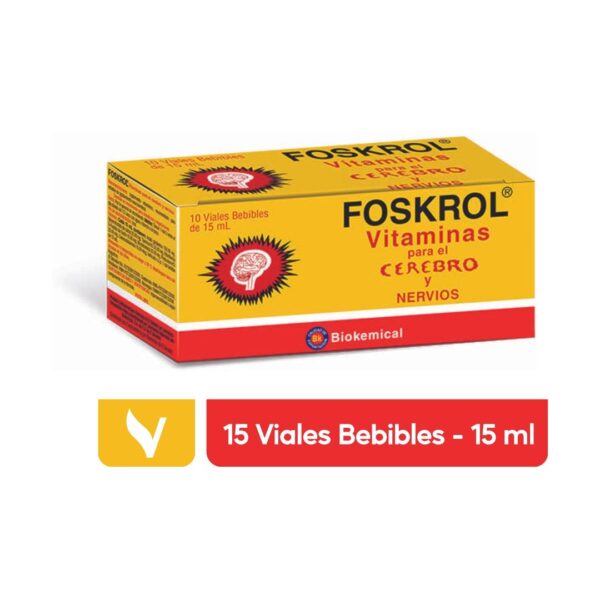 FOSKROL VITAMINAS Para El Cerebro x 15
