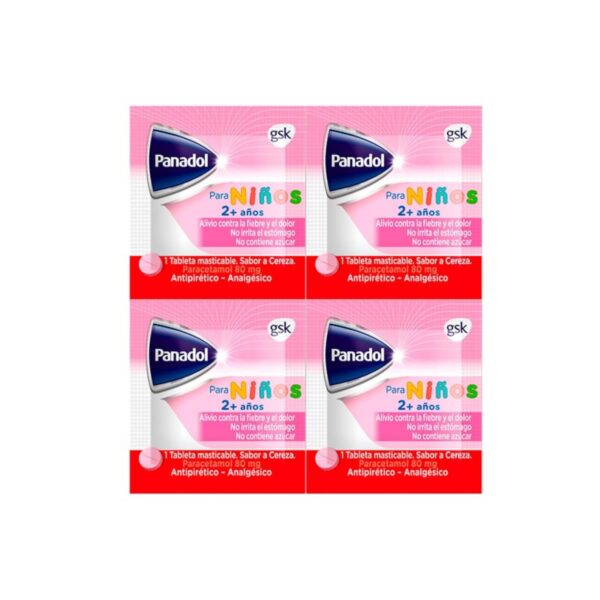 PANADOL INFANTIL MASTICABLE 100 Tabletas