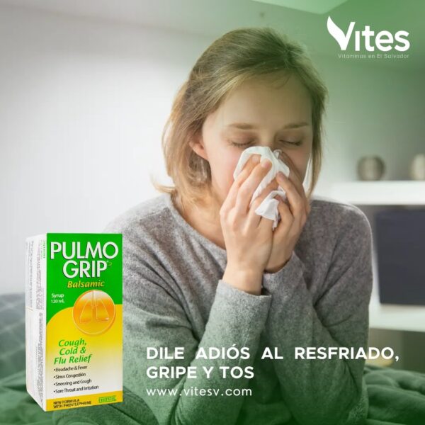 PULMO GRIP Jarabe Para La Gripe Resfriado y Tos