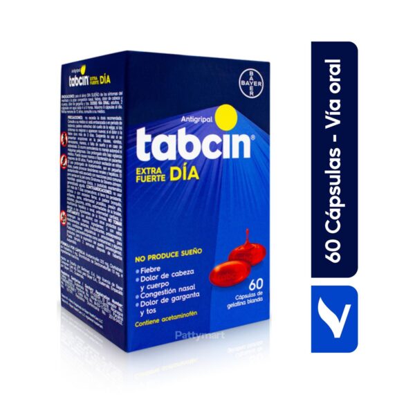 TABCIN EXTRA FUERTE DIA 60 Liquid Gels Cápsulas