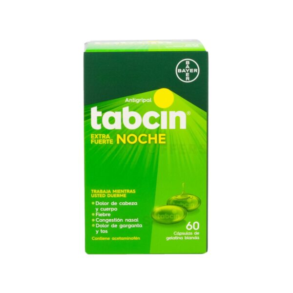 TABCIN EXTRA FUERTE NOCHE 60 Liquid Gels Cápsulas