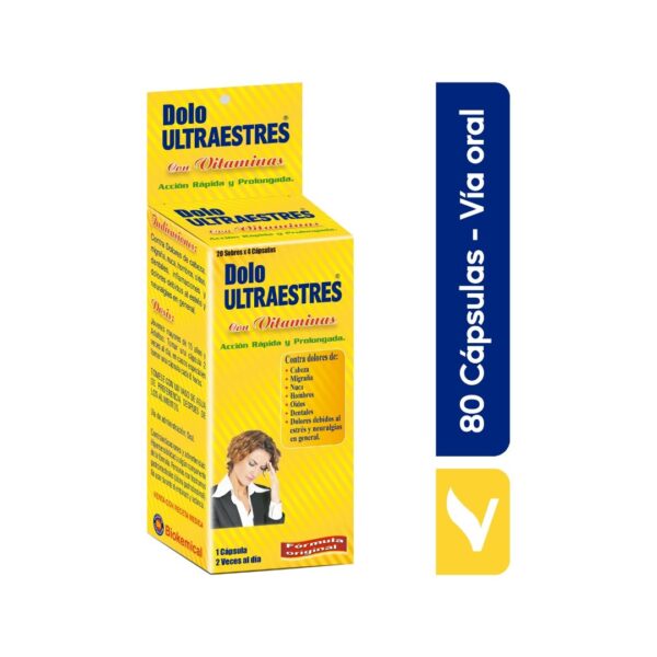 Dolo ULTRAESTRES 80 Cápsulas