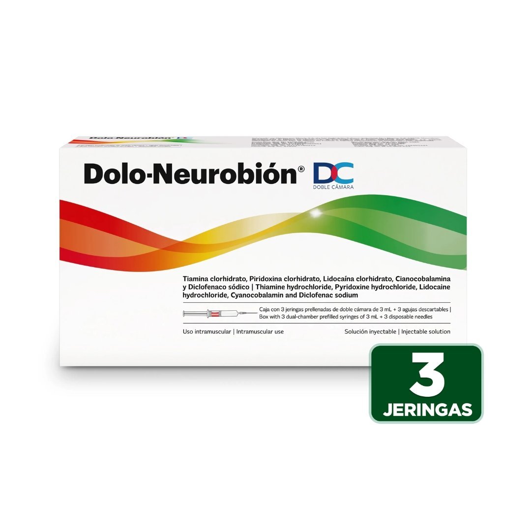 DOLO NEUROBION DC Tripack de Ampollas Inyectables para Reventa