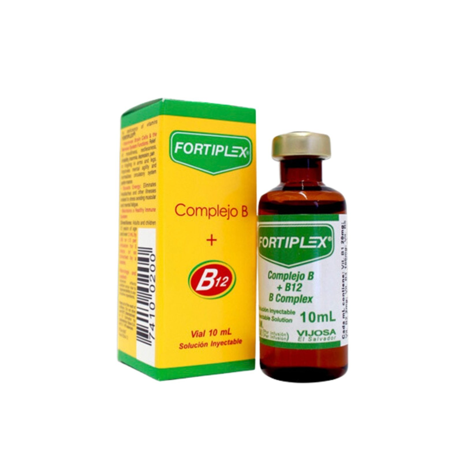 Fortiplex Vial Inyectable 10ml para Ampliar su Categoría de Vitaminas