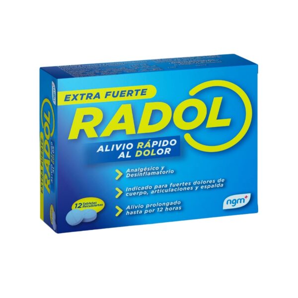 RADOL EXTRA FUERTE 220 MG TABLETAS RECUBIERTAS 25 Sobres